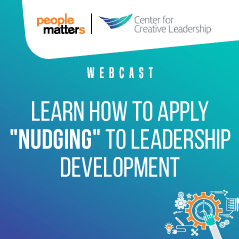 Learn how to apply "nudging" to leadership development
