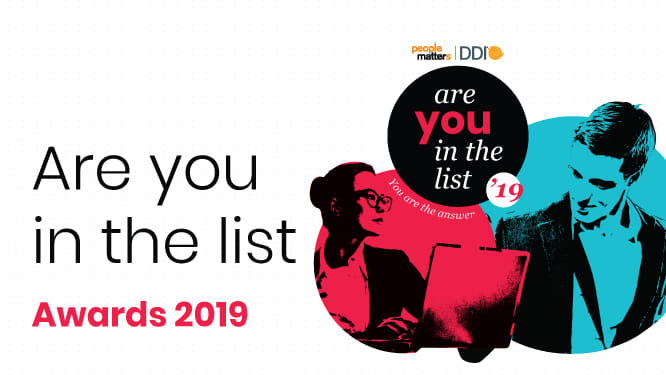Why should you be in the list of People Matters Are You In The List Awards 2019