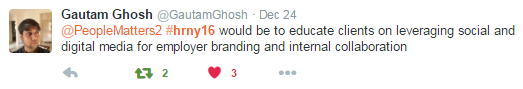 Gautam Ghosh's New Year Resolution