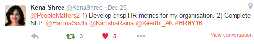 Kena Shree's New Year resolution 2016