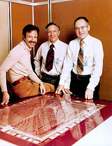 Andy Grove with his team