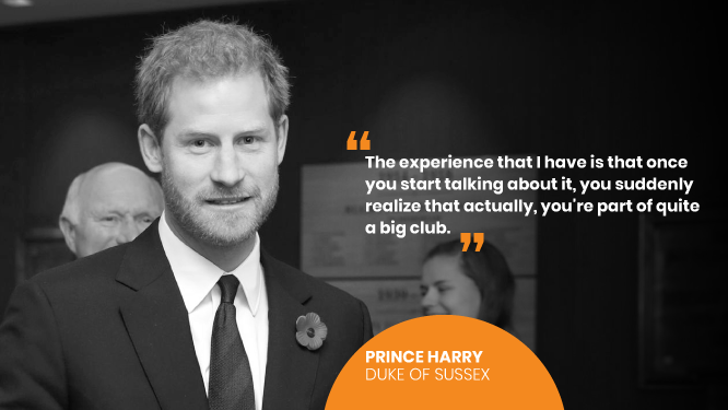 Prince Harry on World Mental Health Day