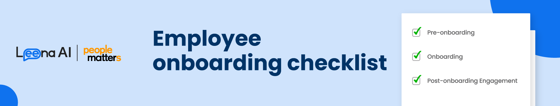 Employee Onboarding Checklist