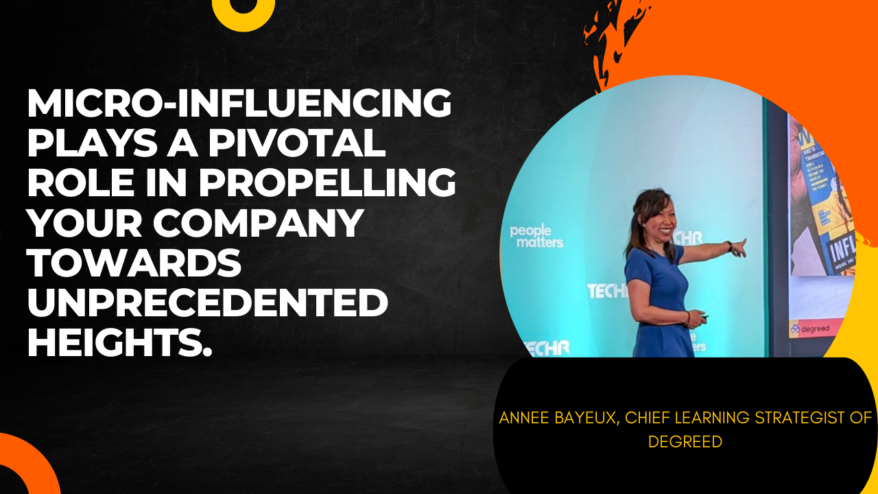 Annee Bayeux, Chief Learning Strategist of Degreed at TechHR India 2023