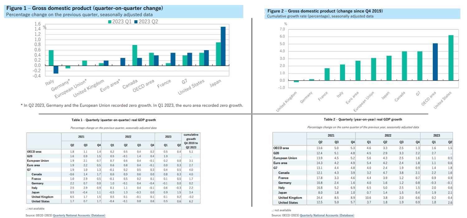 OECD sees moderate GDP growth with 0.4%, and G7 nations with 0.5%: Report 