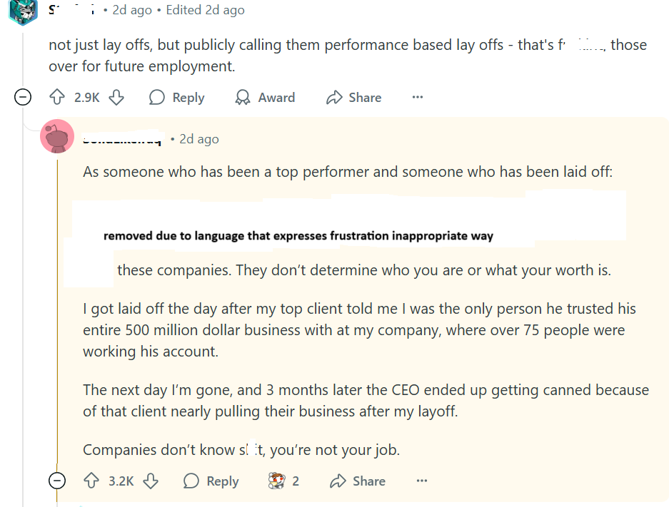 Meta layoffs low performing employees
