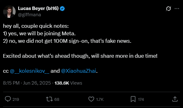OpenAI news Meta news