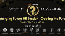 Are You In The List Awards Tweetchat: Emerging HR Leaders 