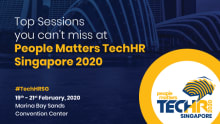 Top sessions you can’t afford to miss at People Matters TechHR Singapore 2020