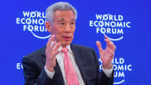 WEF Day 2: Singapore PM in conversation with WEF President