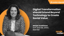 Embrace collaboration and  transparency to make your people agile and engaged: Red Hat&#039;s Marjet Andriesse