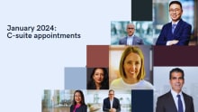 January 2024 C-suite appointments: A recap of key leadership changes in the world of work