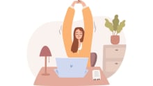 Desk yoga: Quick and easy moves for a healthier workday