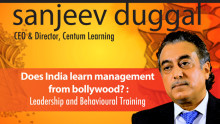 Does India learn Management from Bollywood? : Behavioural Training