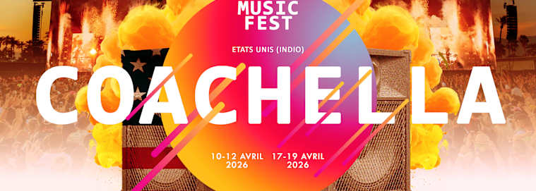 CALIFORNIE | Palm Springs - Festival Coachella en Californie - Pass 3 Jours 10 - 12 avril 2026 & Movie Colony Hotel - Adults Only 3* dès 3099 € / personne