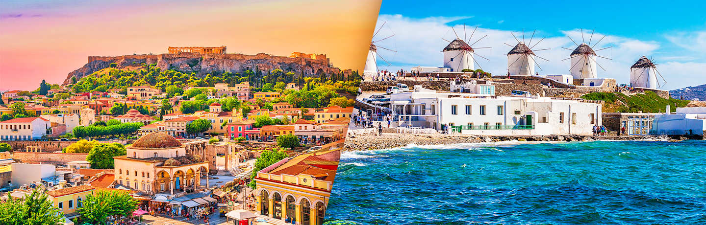 Combiné Athènes & Mykonos 3*