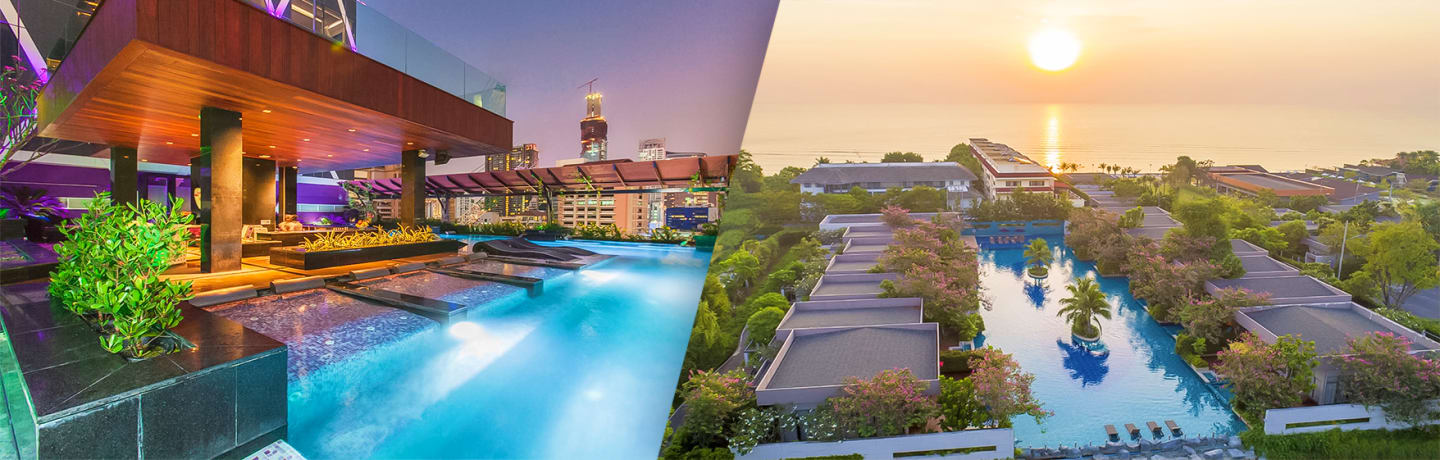 Combiné Bangkok - Hua Hin 4*