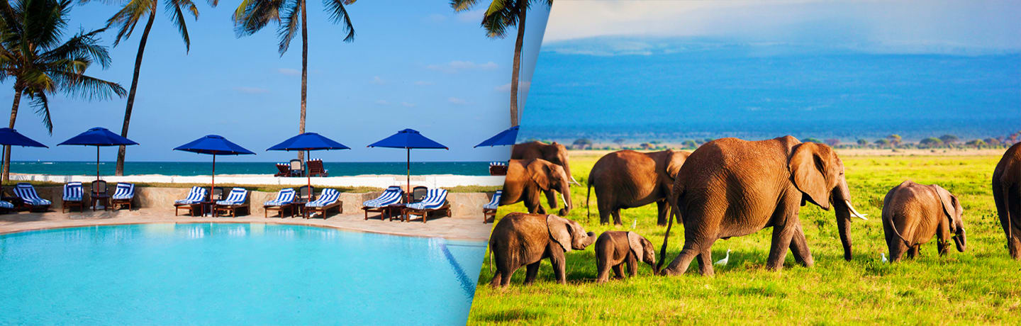 Combiné Jacaranda Indian Ocean Beach Resort 3* & Safari 4*