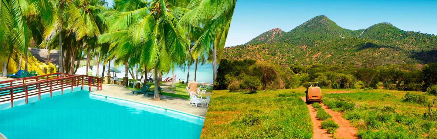 Combiné Prideinn Flamingo Beach Resort & Safari 4*