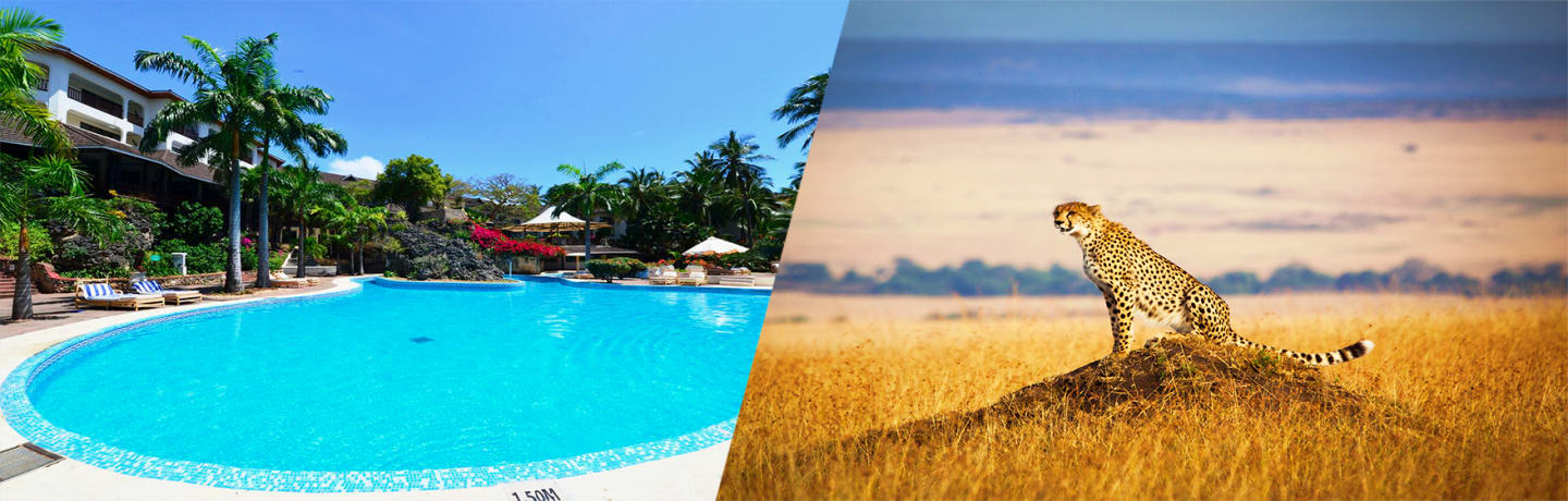 Combiné Diani Reef Beach Resort 3* & Safari