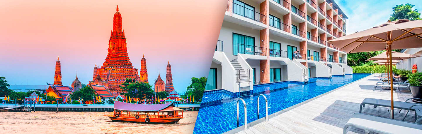 Combiné Bangkok - Krabi 4*