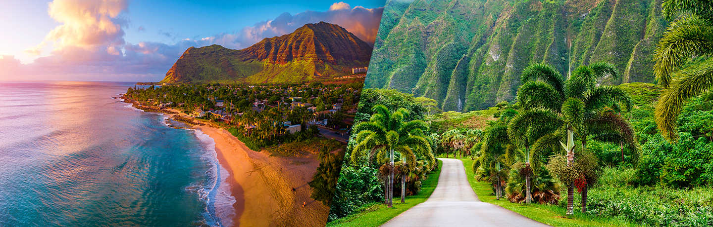 Combiné 4 Îles : Oahu, Kauai, Hawaii & Maui