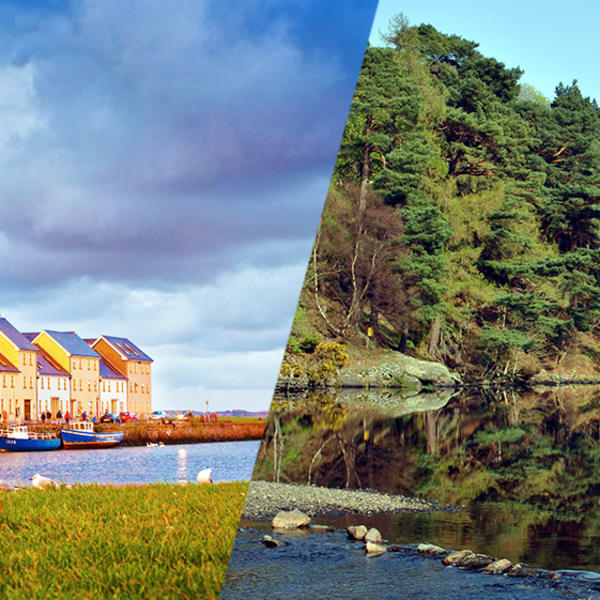 Combiné Dublin - Galway en train