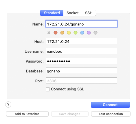 SequelPro Connection