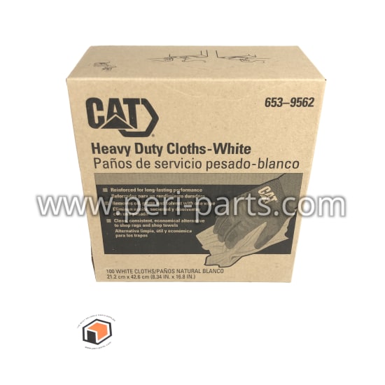 6539562 NATURAL FIBER WIPER DISPENSER – POP-UP HEAVY DUTY CLEANING CLOTHS FOR SHOP & FIELD USE