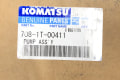 KOMATSU 708-1T-00411 HYDRAULIC FAN PUMP ASSEMBLY – FOR BULLDOZER D275A-5 AND WHEEL LOADER WA500-6