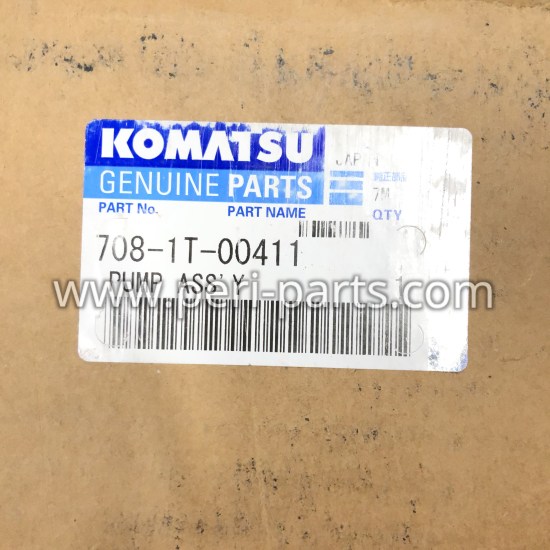 KOMATSU 708-1T-00411 HYDRAULIC FAN PUMP ASSEMBLY – FOR BULLDOZER D275A-5 AND WHEEL LOADER WA500-6