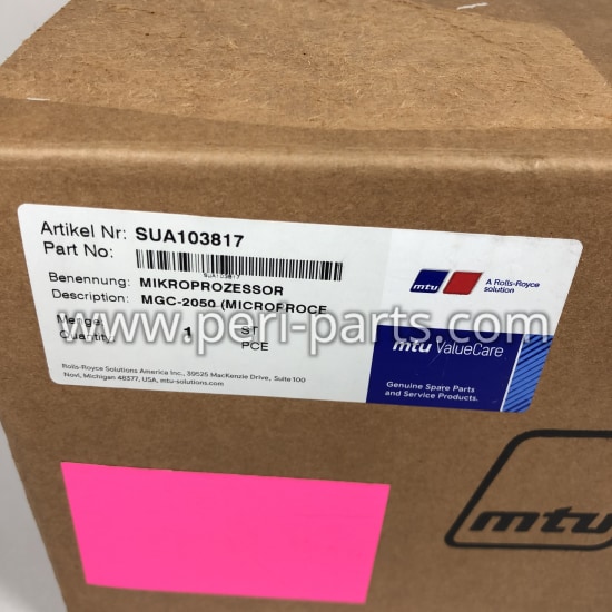 MTU / Detroit Diesel SUA103817 MGC-2050 Microprocessor – DGC-2020 Rev 3 Control Module