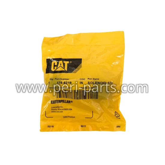 CATERPILLAR 1766219 FUEL SHUTOFF SOLENOID – 12V ELECTROMECHANICAL VALVE FOR DIESEL INJECTION SYSTEMS