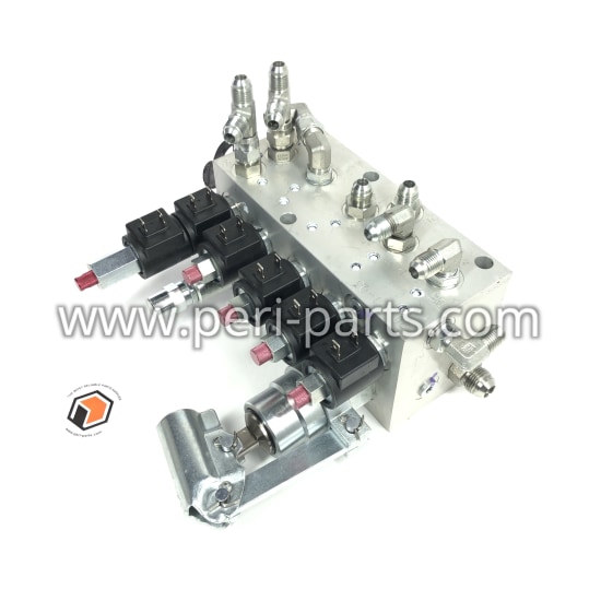 ROADTEC 202291-03 MANIFOLD ASSEMBLY – HAND PUMP & PILOT VALVES FOR HYDRAULIC CONTROL IN PAVING EQUIPMENT