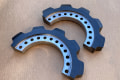 Weiler 39929 10T Headshaft Sprockets Kit with 1/2'' Bolts - Conveyor Drive Set