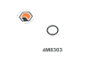 4M8303 Caterpillar SEAL O R
