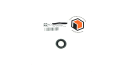 FW0550GA Ariel STAT-O-SEAL, 1/2 DIA., BLACK