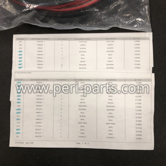AK4955 Komatsu KIT, HOIST C