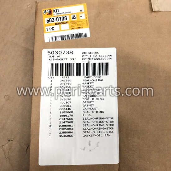 5030738 GASKET KIT – CENTRAL AND LOWER SEALING SET FOR CATERPILLAR DIESEL ENGINE REBUILD