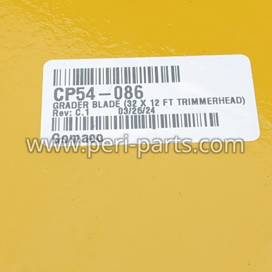 CP54-086 GOMACO GRADER BLADE (32X12 FT TRIMMERHEAD)