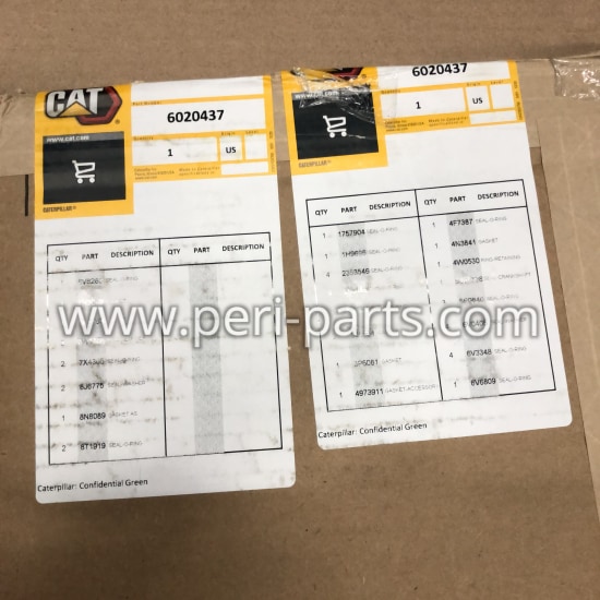 6020437 Caterpillar FRONT HOUSING INSTALL GASKET KIT