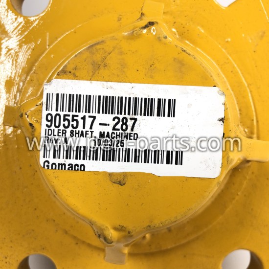 905517-287 GOMACO IDLER SHAFT, MACHINED