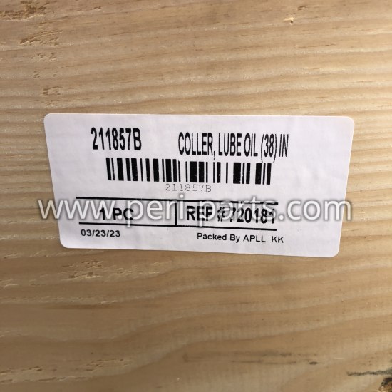 211857B Waukesha COOLER,LUBE OIL (38 IN.)