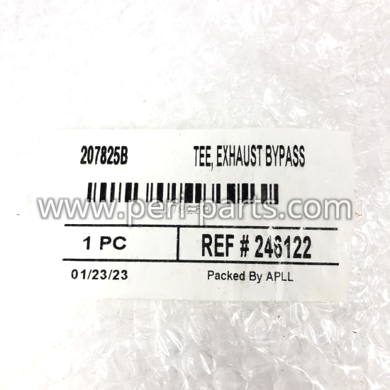 207825B Waukesha TEE, EXHAUST BYPASS