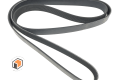 BH578 Tigercat MUFFLER, 7" ROUND-4" INLETOUTLET