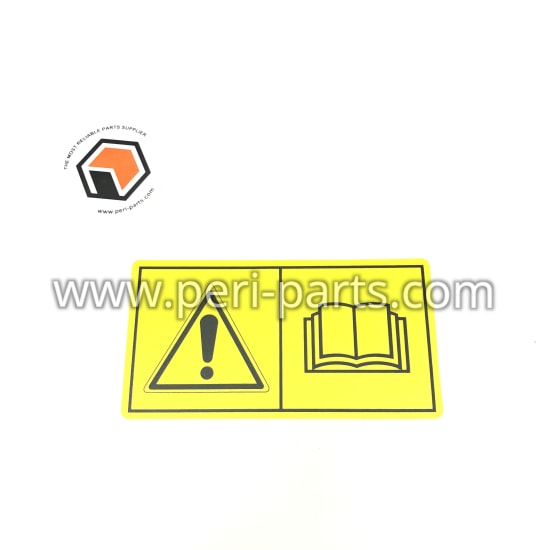 6108692M1 Terex DECAL - OPERATORS INSTRUCTION BOOK