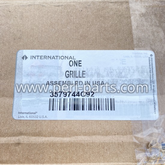 NAVISTAR INTERNATIONAL 3579744C92 GRILLE ASSEMBLY – FOR CONVENTIONAL CAB TRUCKS (WORKSTAR SERIES)