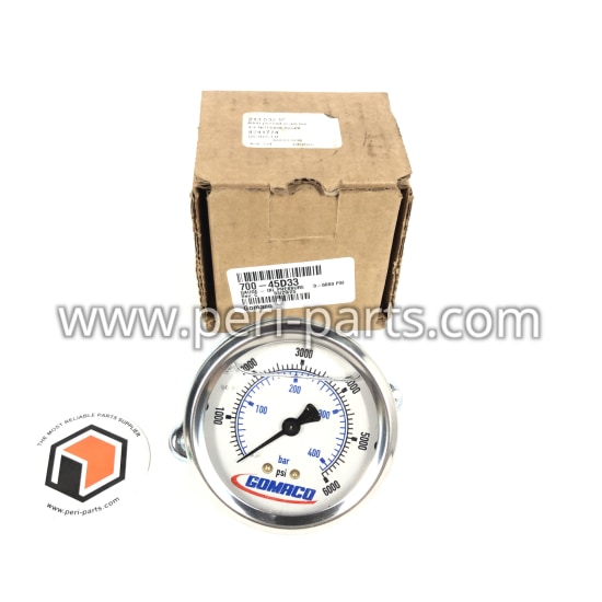 700-45D33 GOMACO GAUGE - OIL PRESSURE 0-6,000 PSI