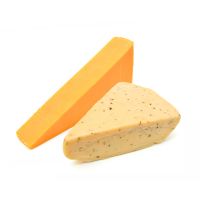 Cheddar And Low Fat Pepper Jack Cheeses