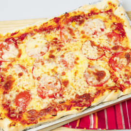 Sicilian Cheese Pizza Slice Sicilian Cheese Pizza Slice
